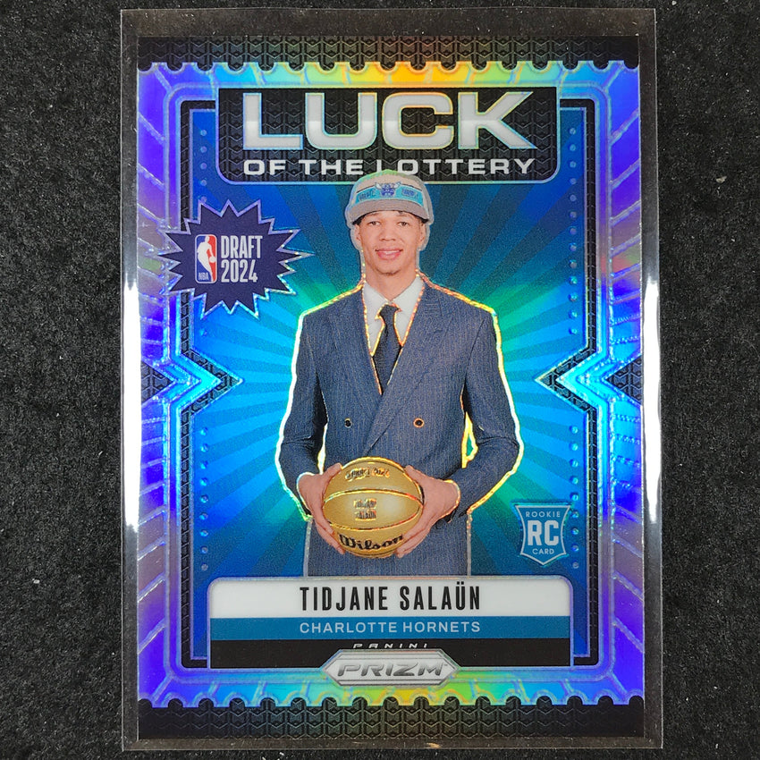 2024-25 Prizm TIDJANE SALAUN Luck of the Lottery Rookie Silver #13
