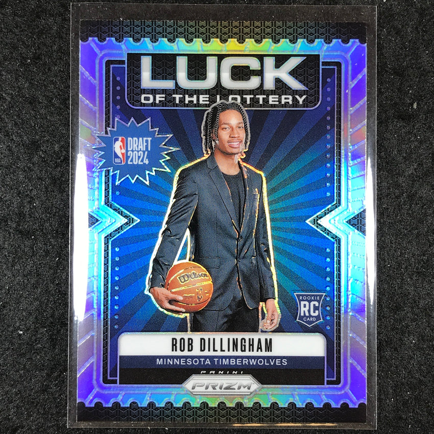 2024-25 Prizm ROB DILLINGHAM Luck of the Lottery Rookie Silver #14