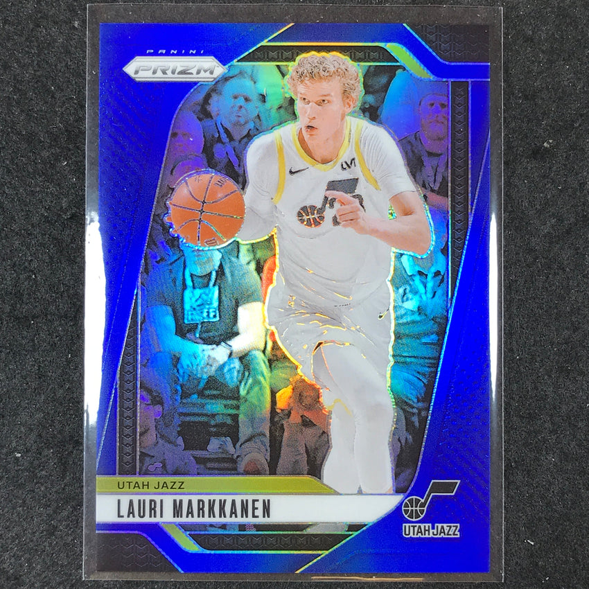 2024-25 Prizm LAURI MARKKANEN Base Blue /199 #186
