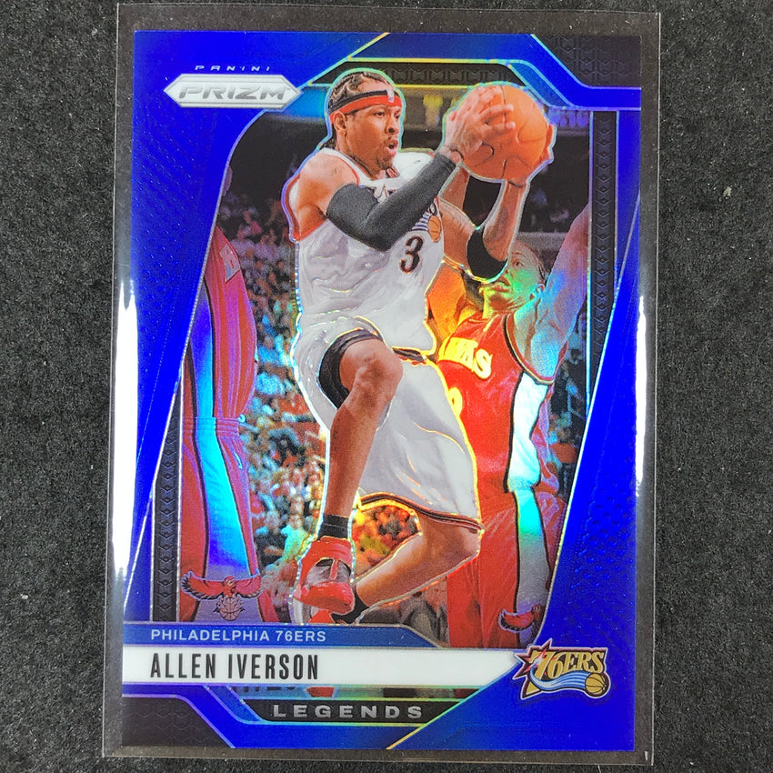 2024-25 Prizm ALLEN IVERSON Legends Base Blue /199 #291