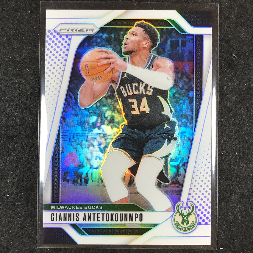 2024-25 Prizm GIANNIS ANTETOKOUNMPO Base White /175 #85