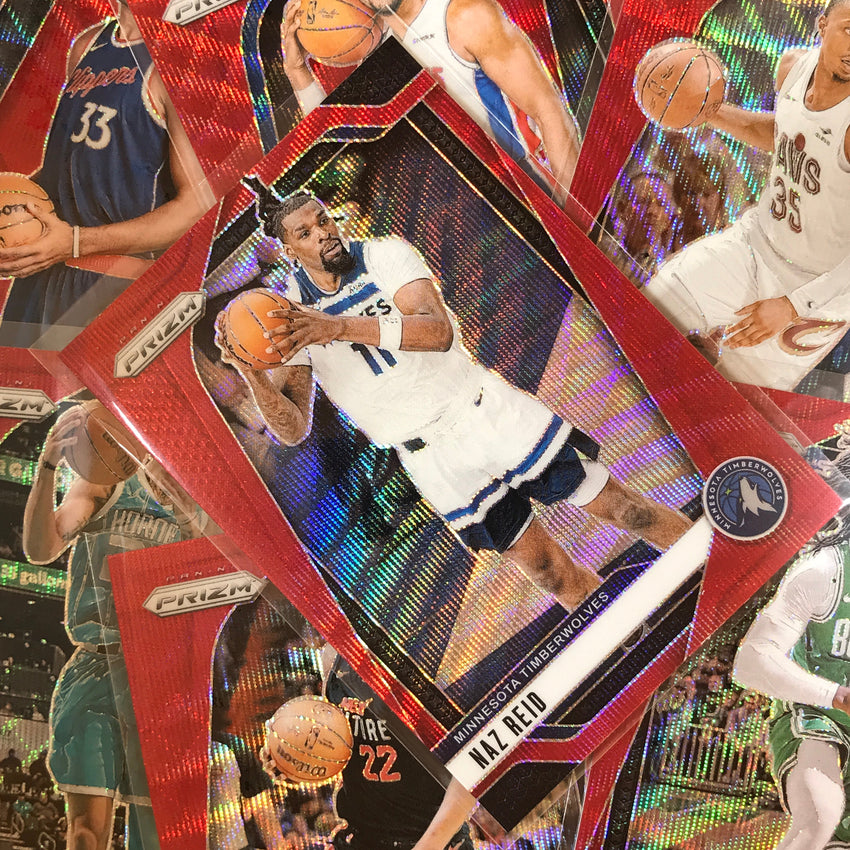 2024-25 Prizm SADDIQ BEY Base Ruby Wave #44