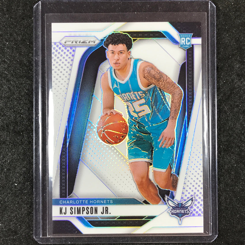 2024-25 Prizm KJ SIMPSON JR. Rookie Base White /175 #247