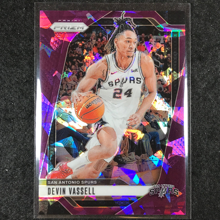 2024-25 Prizm DEVIN VASSELL Base Purple Ice /149 #25