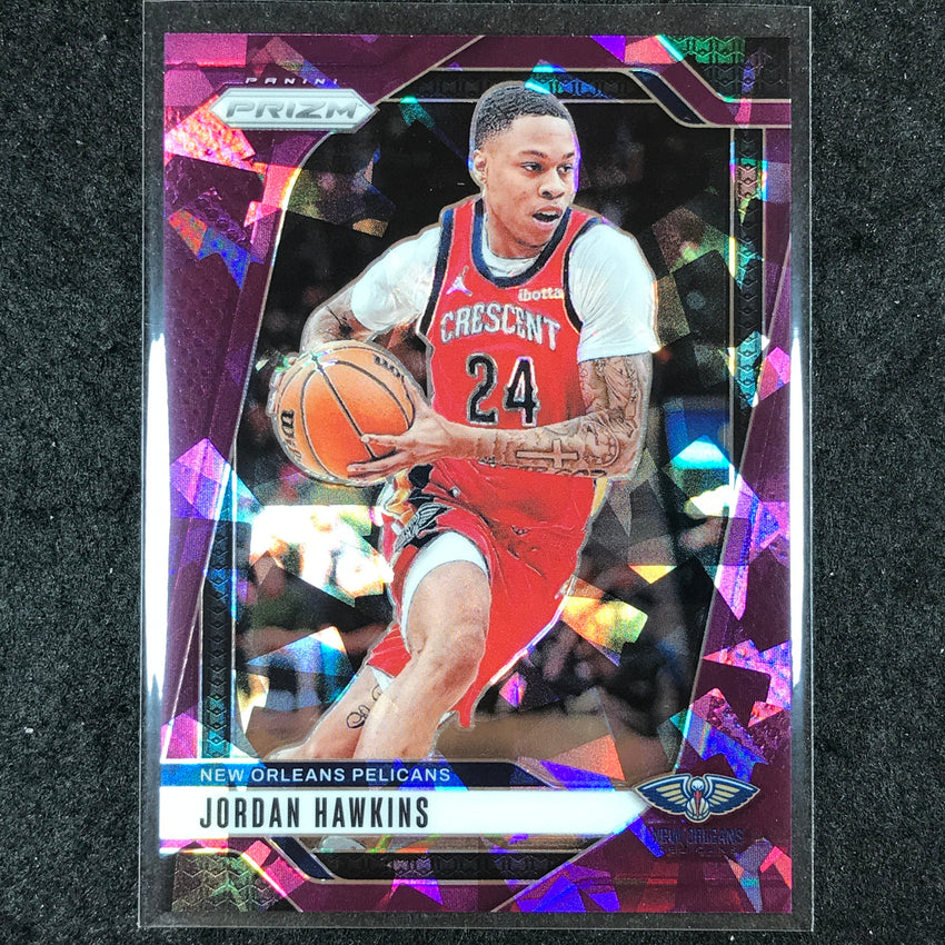 2024-25 Prizm JORDAN HAWKINS Base Purple Ice /149 #48