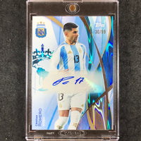 2024 Topps Lineage Argentina CRISTIAN ROMERO Icons Auto Teal 30/99