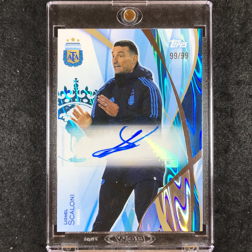 2024 Topps Lineage Argentina LIONEL SCALONI Icons Auto Teal 99/99