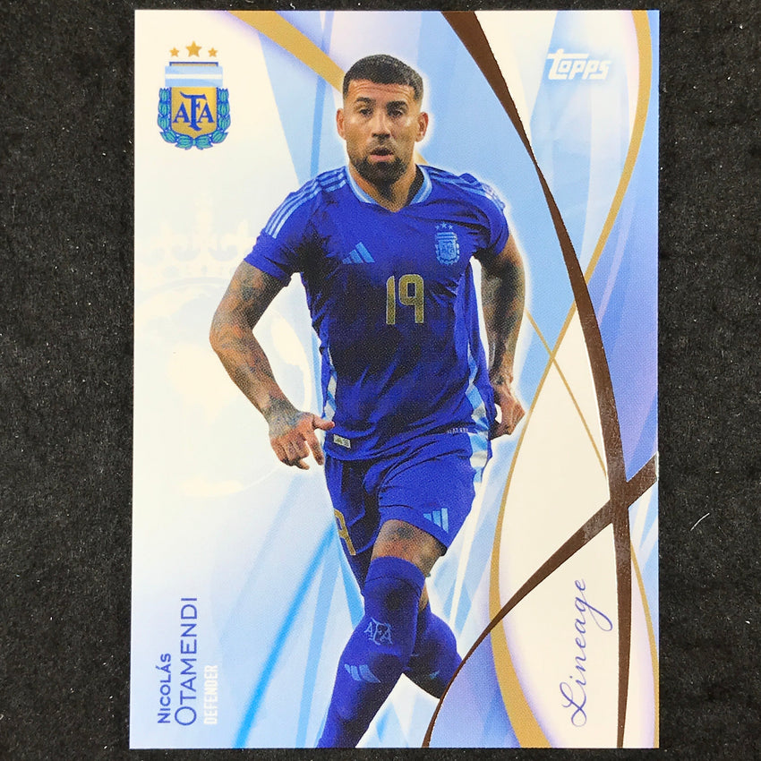 2024 Topps Lineage Argentina NICOLÁS OTAMENDI Icons Base #16
