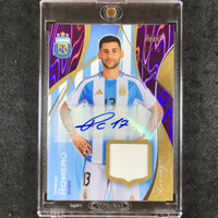 2024 Topps Lineage Argentina CRISTIAN ROMERO King's Colors Relic Auto 5/15