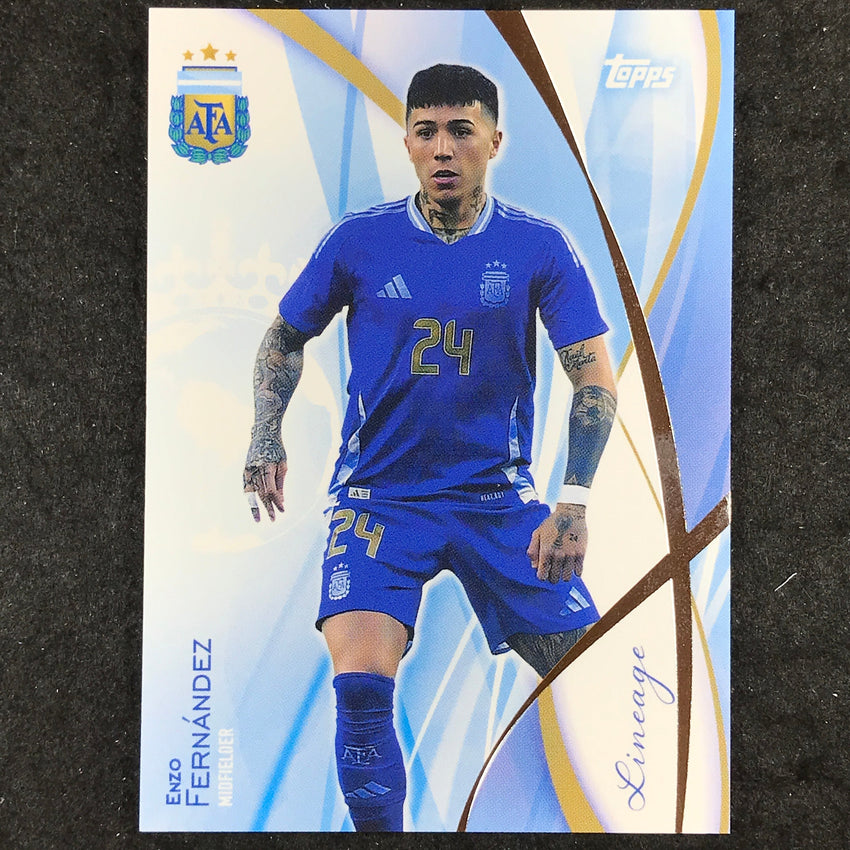2024 Topps Lineage Argentina ENZO FERNANDEZ Icons Base #24