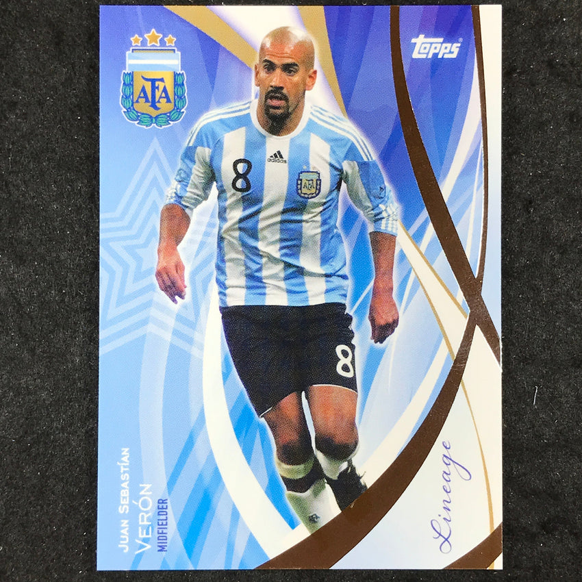 2024 Topps Lineage Argentina JUAN SEBASTI VERON Legends Base #41