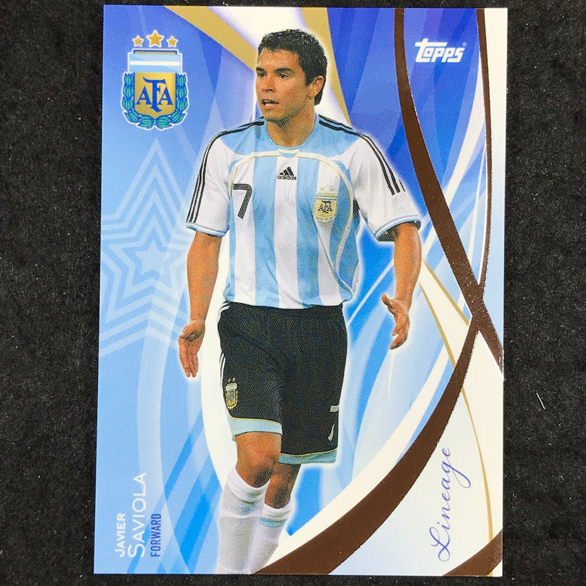 2024 Topps Lineage Argentina JAVIER SAVIOLA Legends Base #49