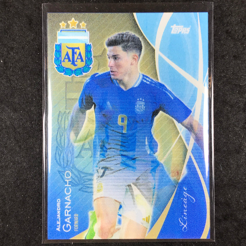 2024 Topps Lineage Argentina GARNACHO JULIAN ALVAREZ Lenticular Lineage #1