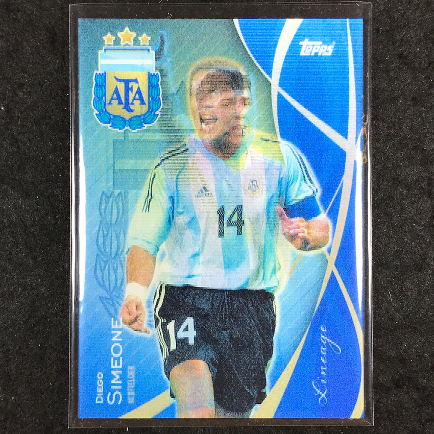 2024 Topps Lineage Argentina DIEGO SIMEONE ENZO FERNANDEZ Lenticular Lineage #2