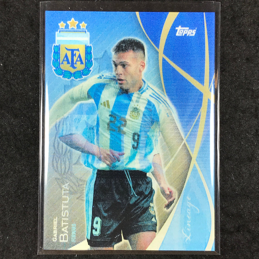 2024 Topps Lineage Argentina MARTINEZ GABRIEL BATISTUTA Lenticular Lineage #5