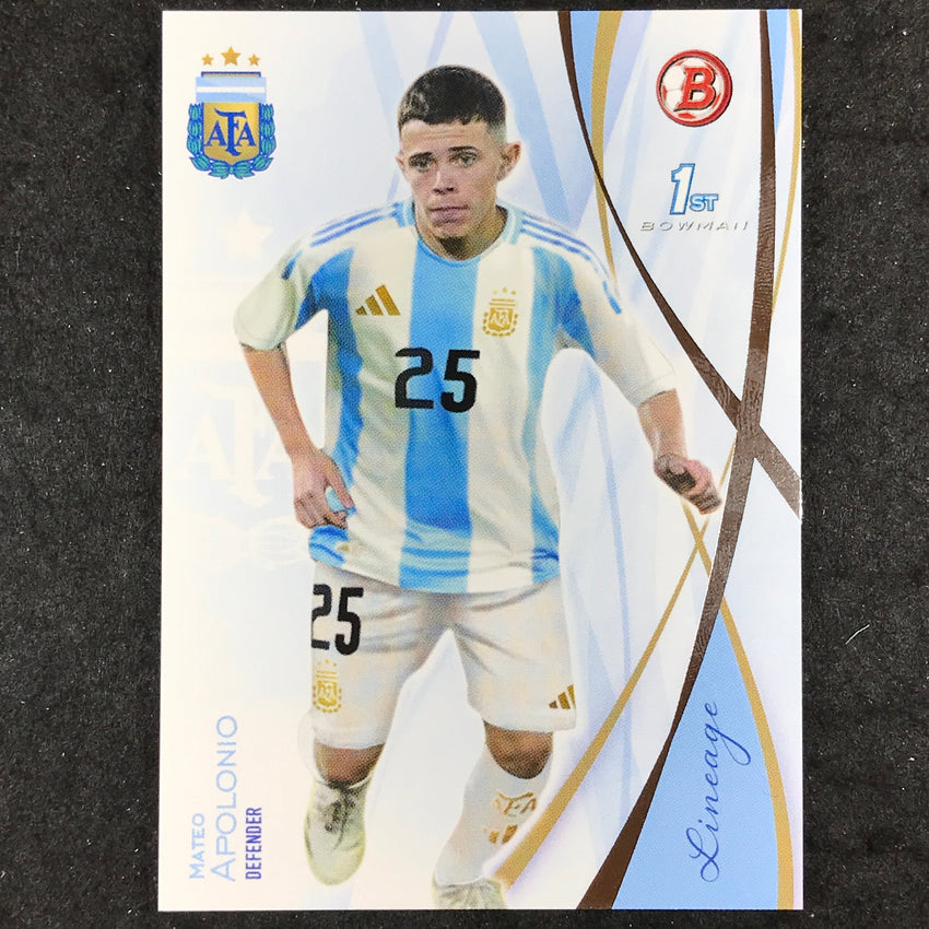 2024 Topps Lineage Argentina MATEO APOLONIO Bowman Prospects Base #6