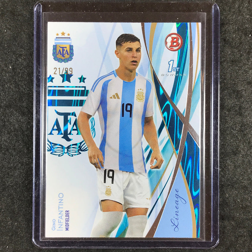 2024 Topps Lineage Argentina GINO INFANTINO Bowman Prospects Teal Tango 21/99 #4