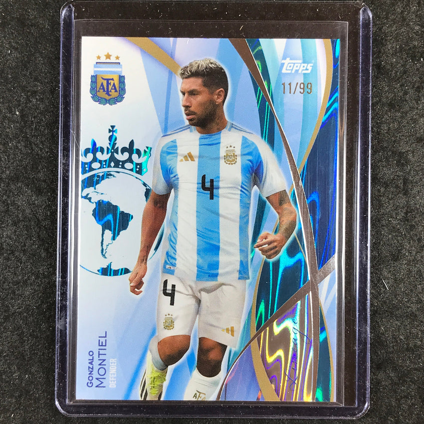 2024 Topps Lineage Argentina GONZALO MONTIEL Icons Teal Tango 11/99 #21