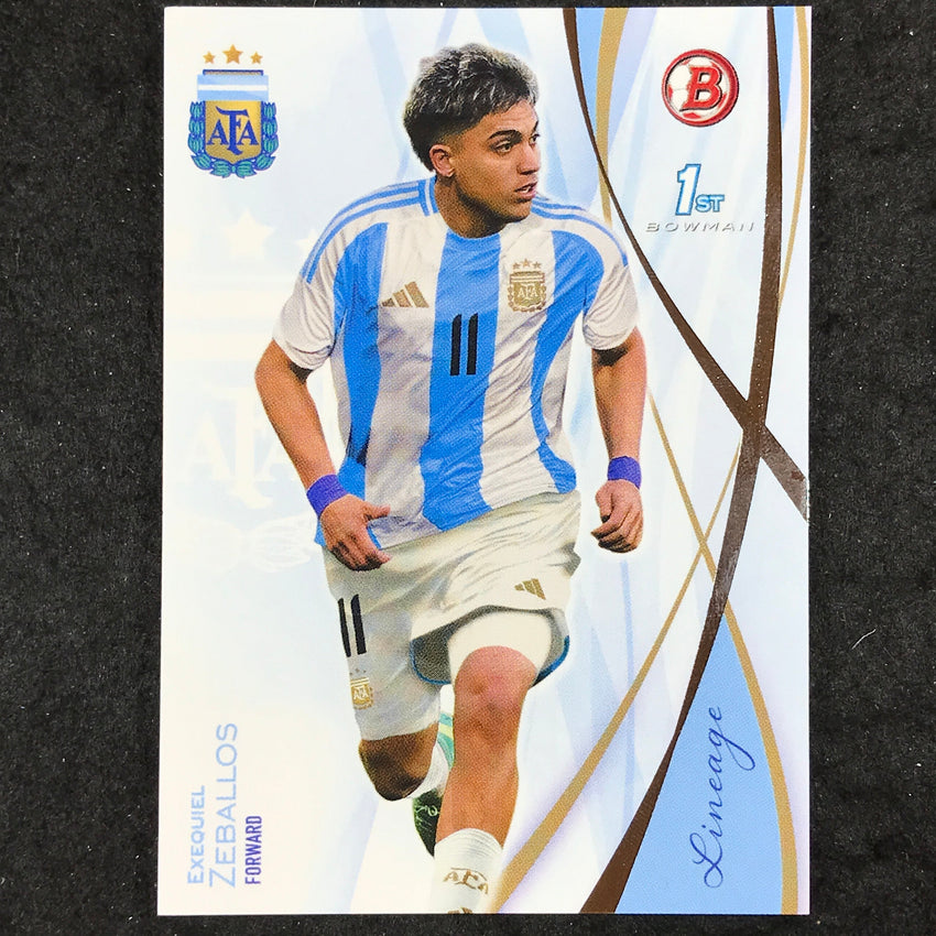 2024 Topps Lineage Argentina EXEQUIEL ZEBALLOS Bowman Prospects Base #8
