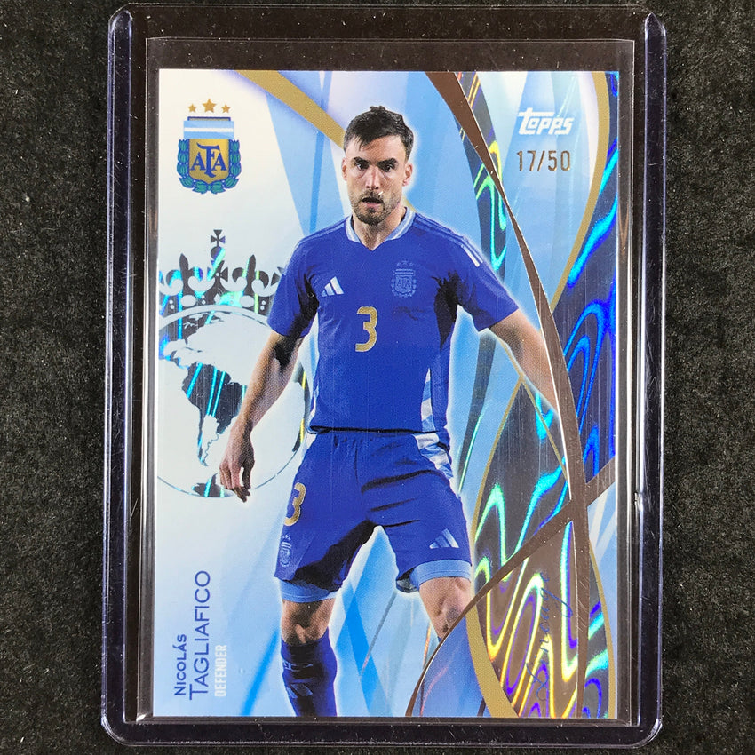 2024 Topps Lineage Argentina NICOLAS TAGLIAFICO Icons Sky Blue Tango 17/50 #19