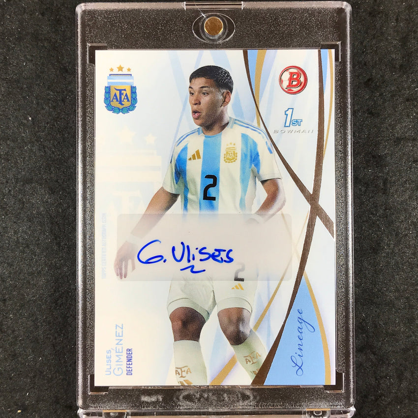2024 Topps Lineage Argentina ULISES GIMENEZ Bowman Prospect Auto Base #UG (A)