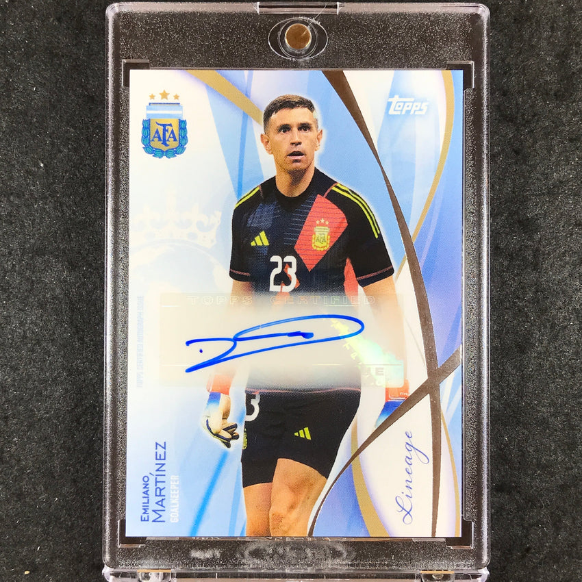 2024 Topps Lineage Argentina EMILIANO MARTINEZ Icons Autograph Base #EM