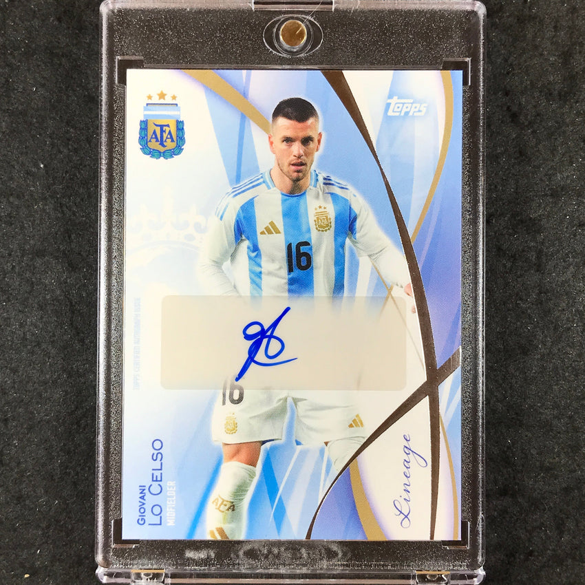 2024 Topps Lineage Argentina GIOVANI LO CELSO Icons Autograph Base #GL