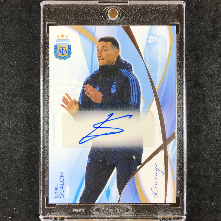 2024 Topps Lineage Argentina LIONEL SCALONI Icons Autograph Base #LS