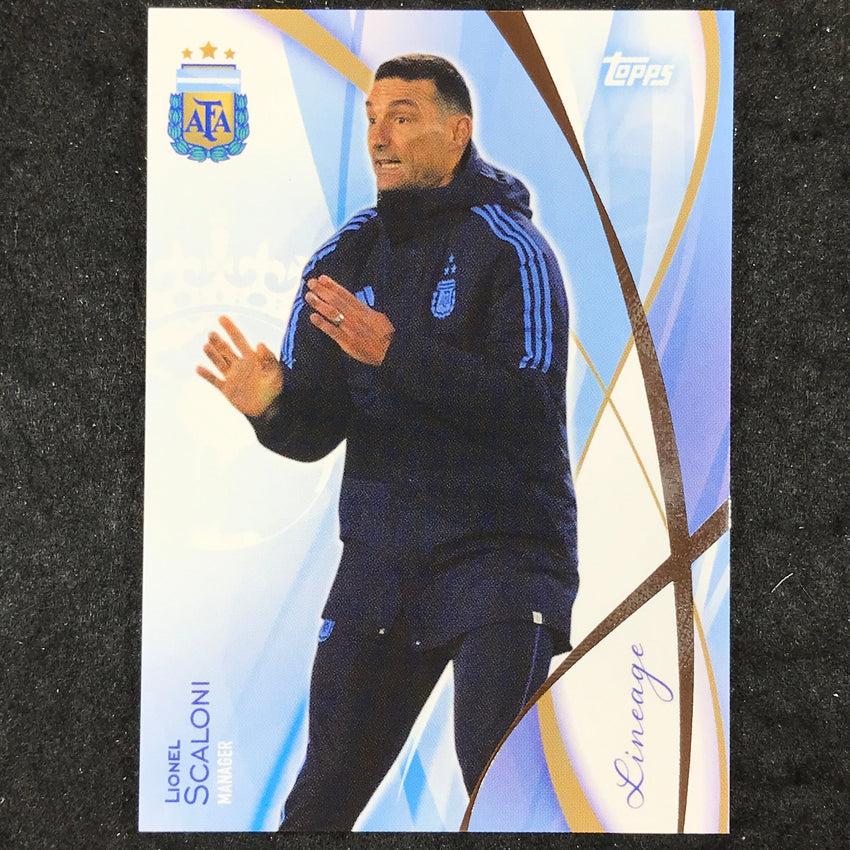 2024 Topps Lineage Argentina LIONEL SCALONI Icons Base #14