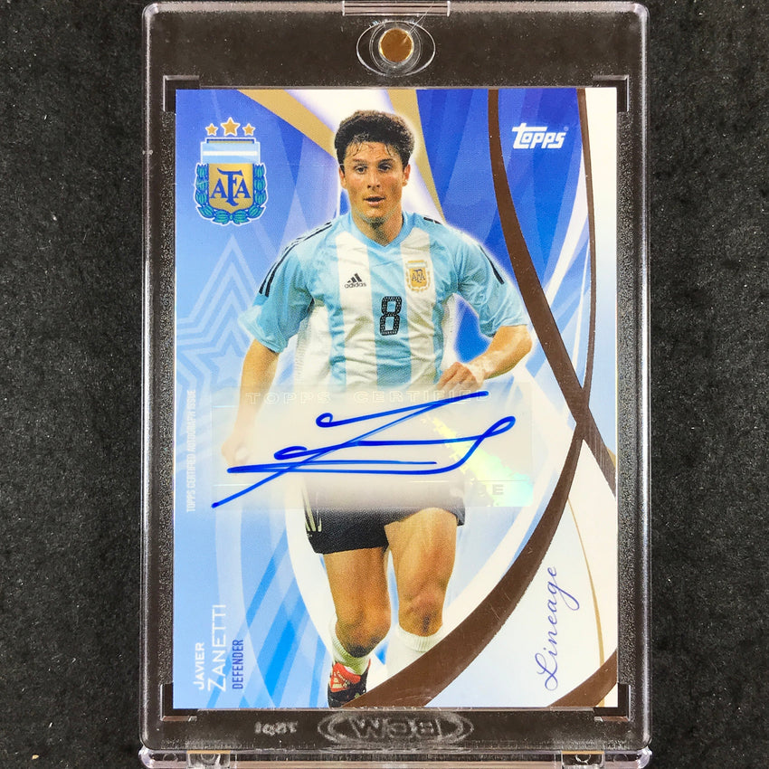 2024 Topps Lineage Argentina JAVIER ZANETTI Legends Autograph Base #JZ