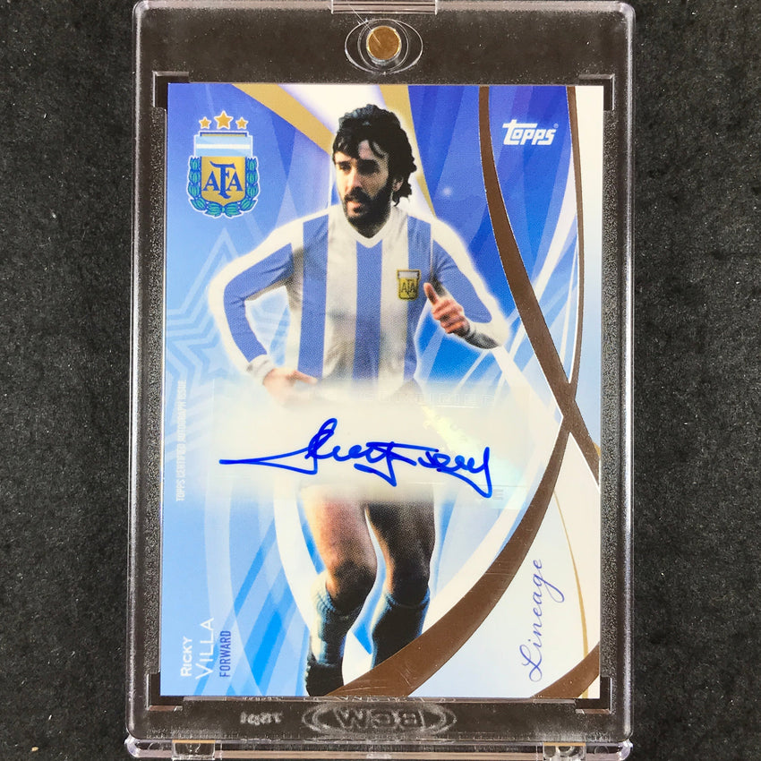 2024 Topps Lineage Argentina RICKY VILLA Legends Autograph Base #RV