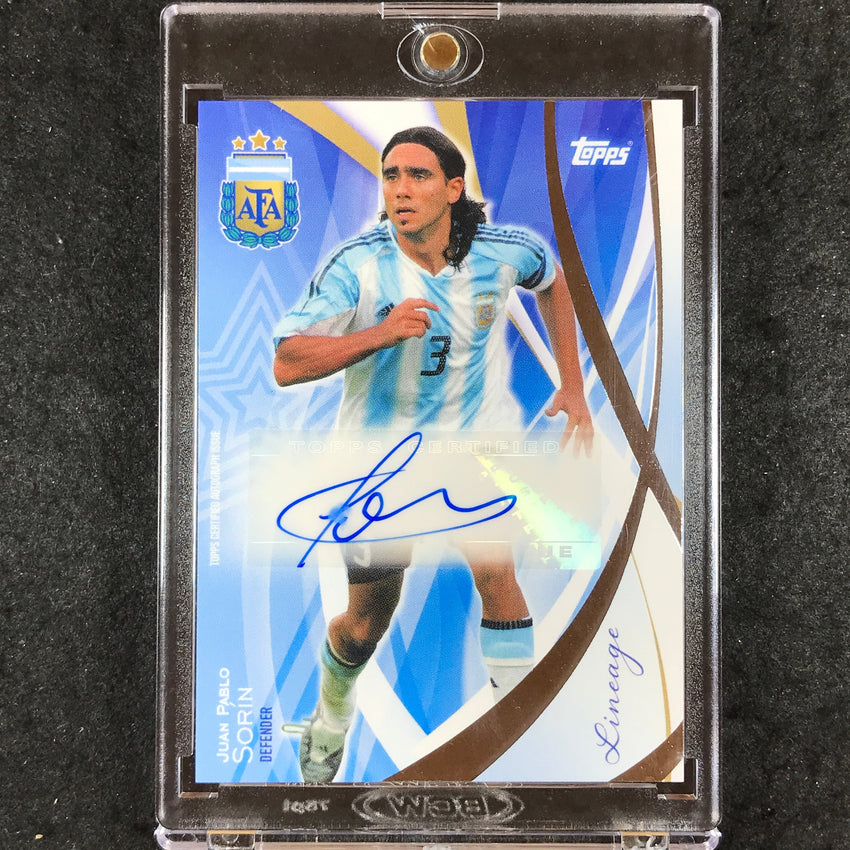 2024 Topps Lineage Argentina JUAN PABLO SORIN Legends Autograph Base #JS (A)