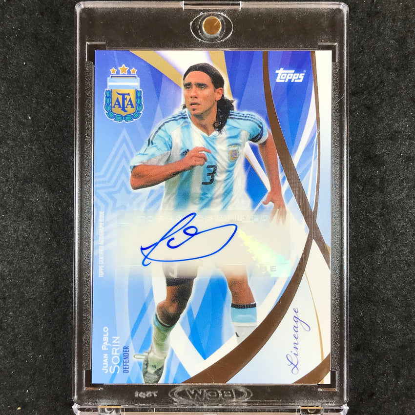 2024 Topps Lineage Argentina JUAN PABLO SORIN Legends Autograph Base #JS (B)