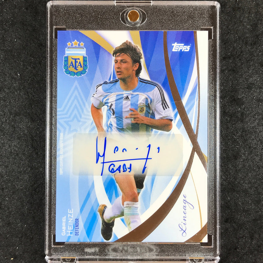 2024 Topps Lineage Argentina GABRIEL HEINZE Legends Autograph Base #GH (A)