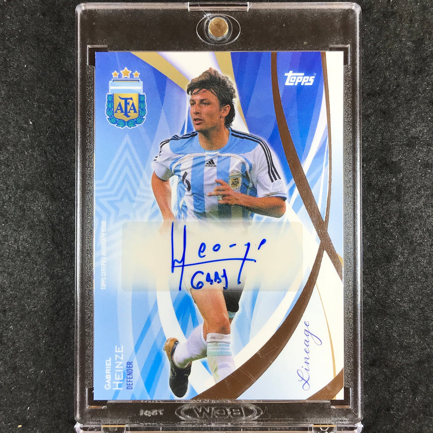 2024 Topps Lineage Argentina GABRIEL HEINZE Legends Autograph Base #GH (B)