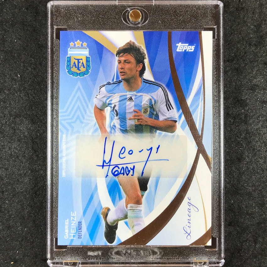 2024 Topps Lineage Argentina GABRIEL HEINZE Legends Autograph Base #GH (C)