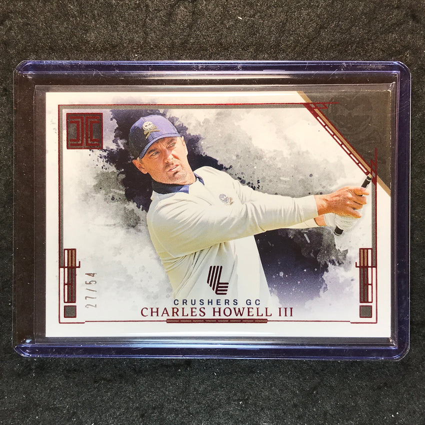 2025 Impeccable LIV Golf CHARLES HOWELL III Base Photo Variation Red 27/54 #85