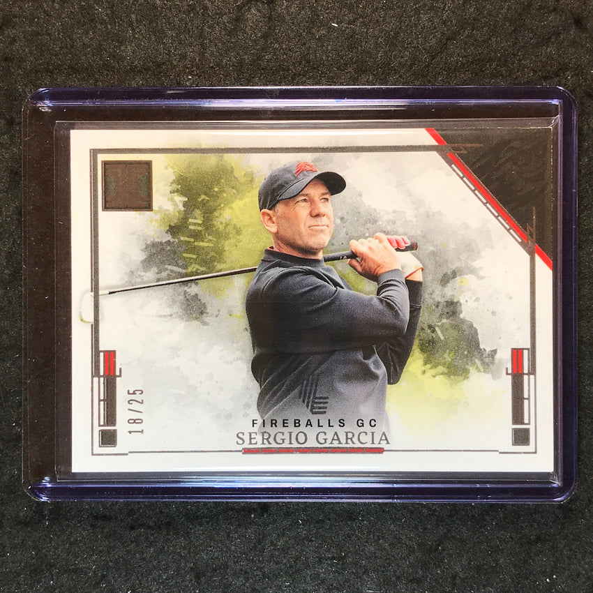 2025 Impeccable LIV Golf SERGIO GARCIA Base Photo Variation Silver 18/25 #81