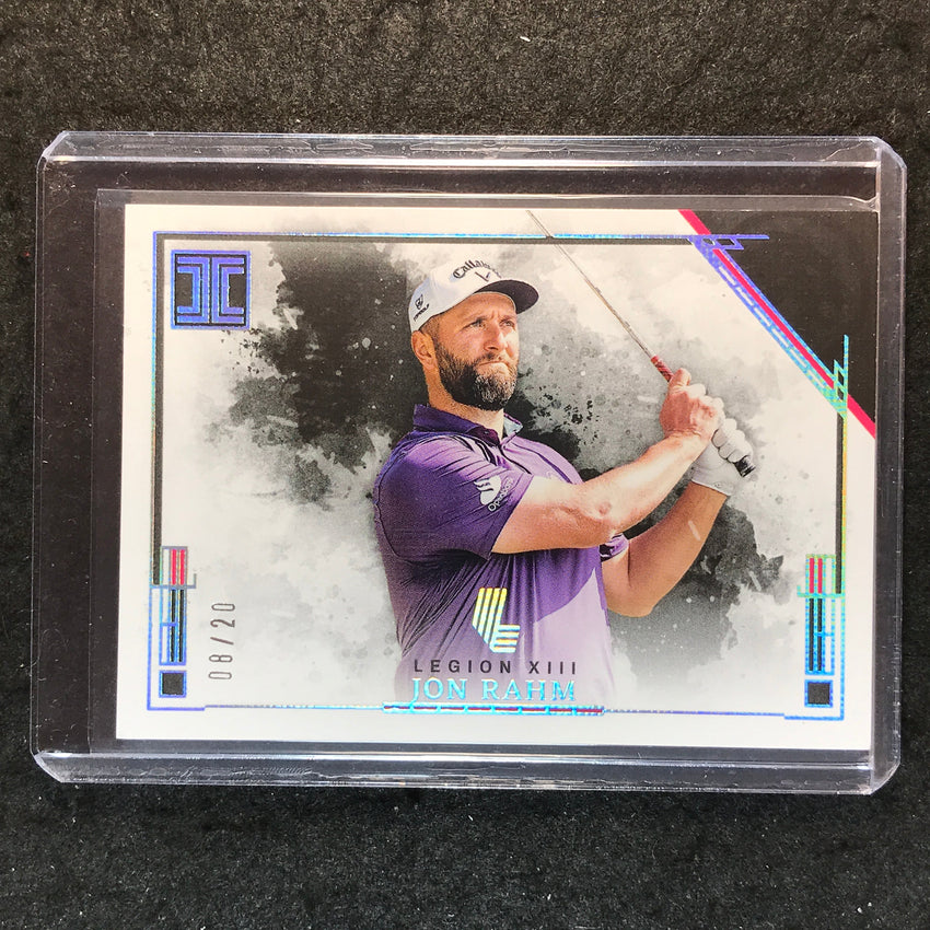 2025 Impeccable LIV Golf JON RAHM Base Photo Variation Holo Silver 8/20 #89