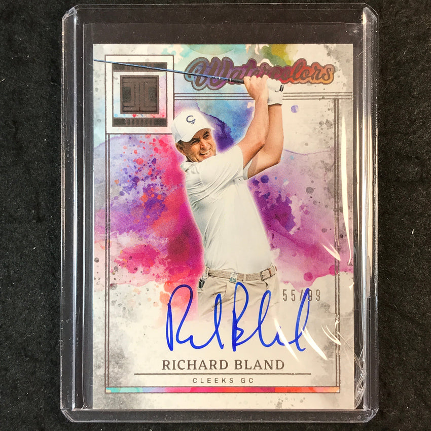 2025 Impeccable LIV Golf RICHARD BLAND Watercolors Signatures Auto 55/99