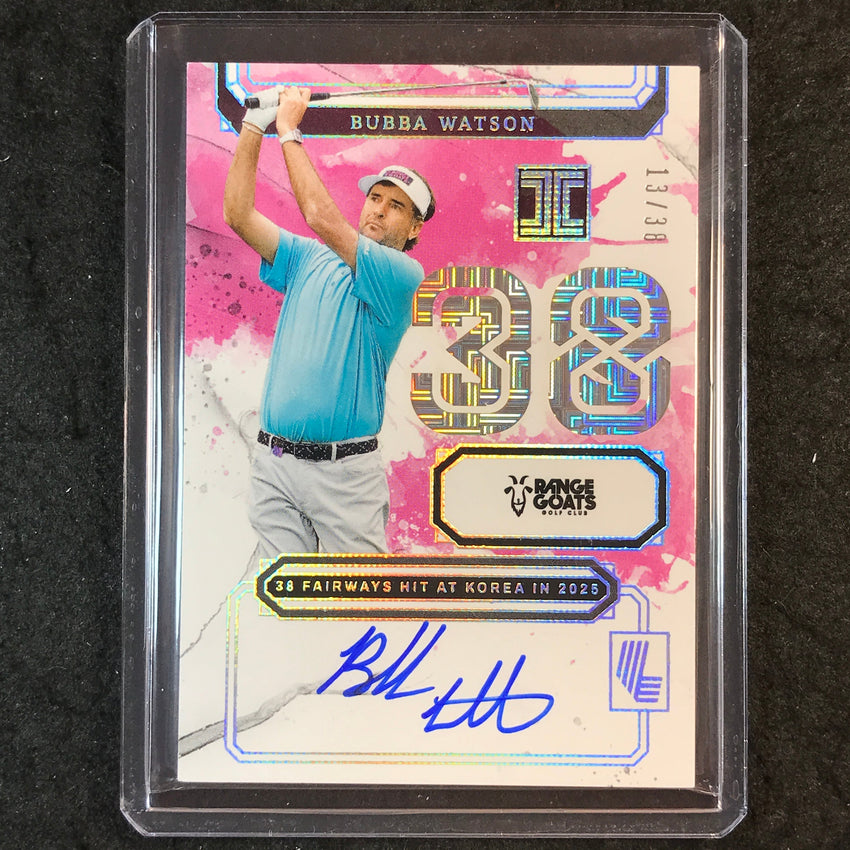 2025 Impeccable LIV Golf BUBBA WATSON Impeccable Fairways Signatures Auto 13/38