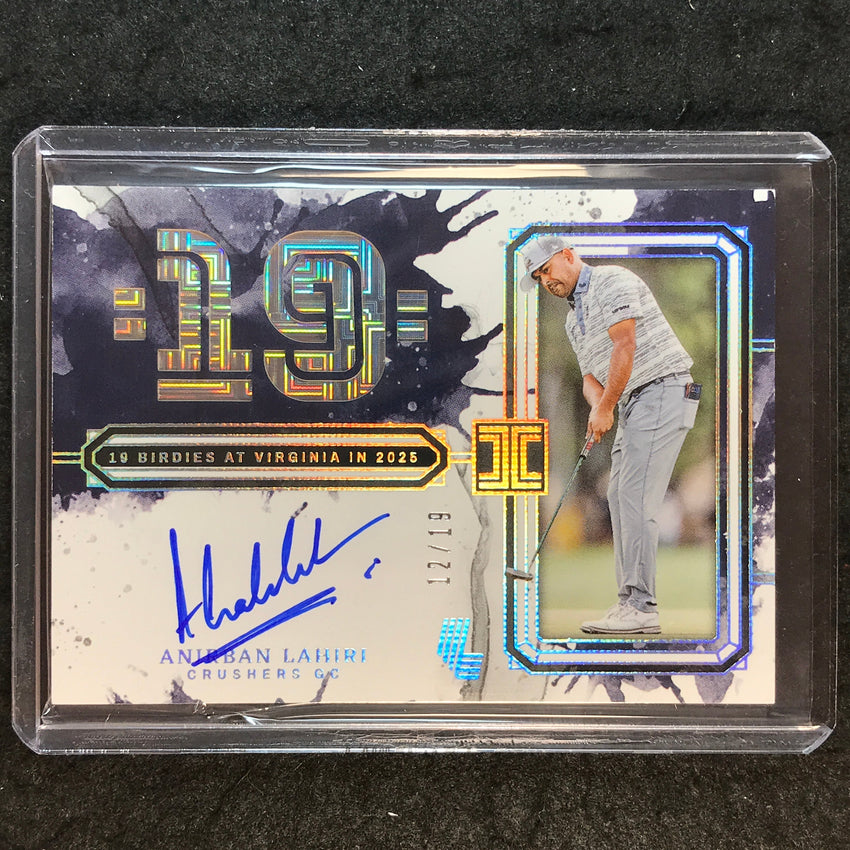 2025 Impeccable LIV Golf ANIRBAN LAHIRI Impeccable Birdies Signatures Auto 12/19