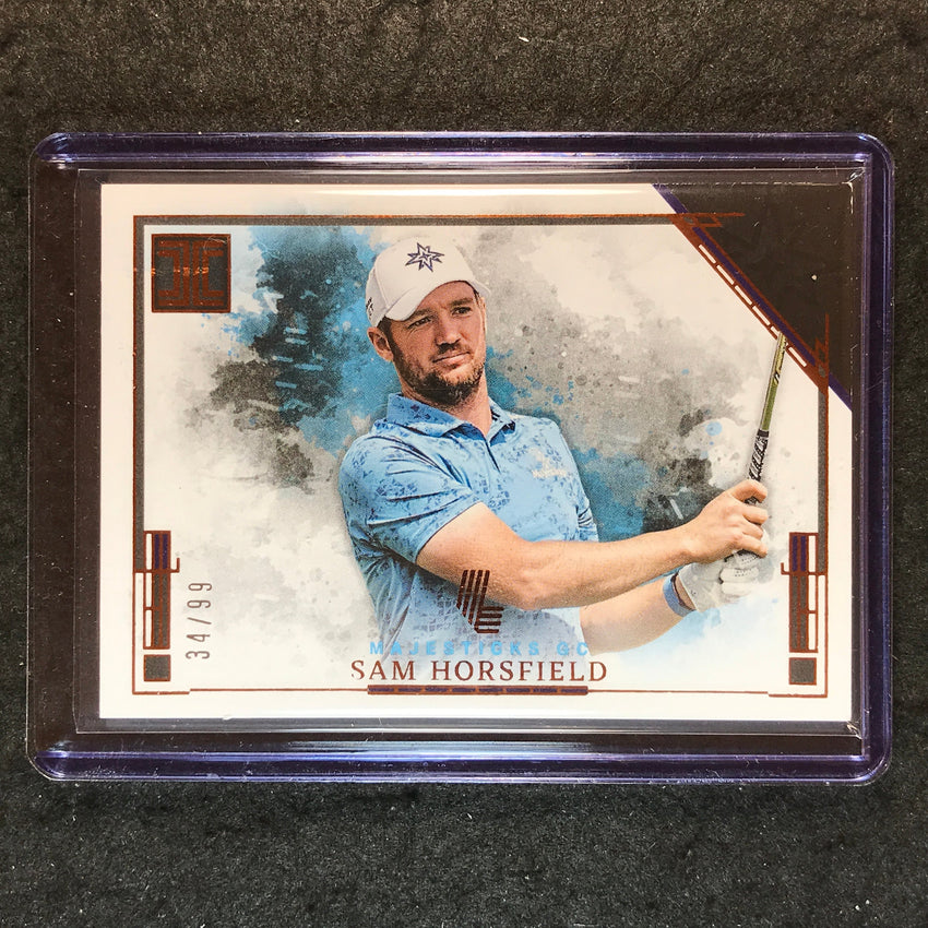 2025 Impeccable LIV Golf SAM HORSFIELD Base Photo Variation 34/99 #61