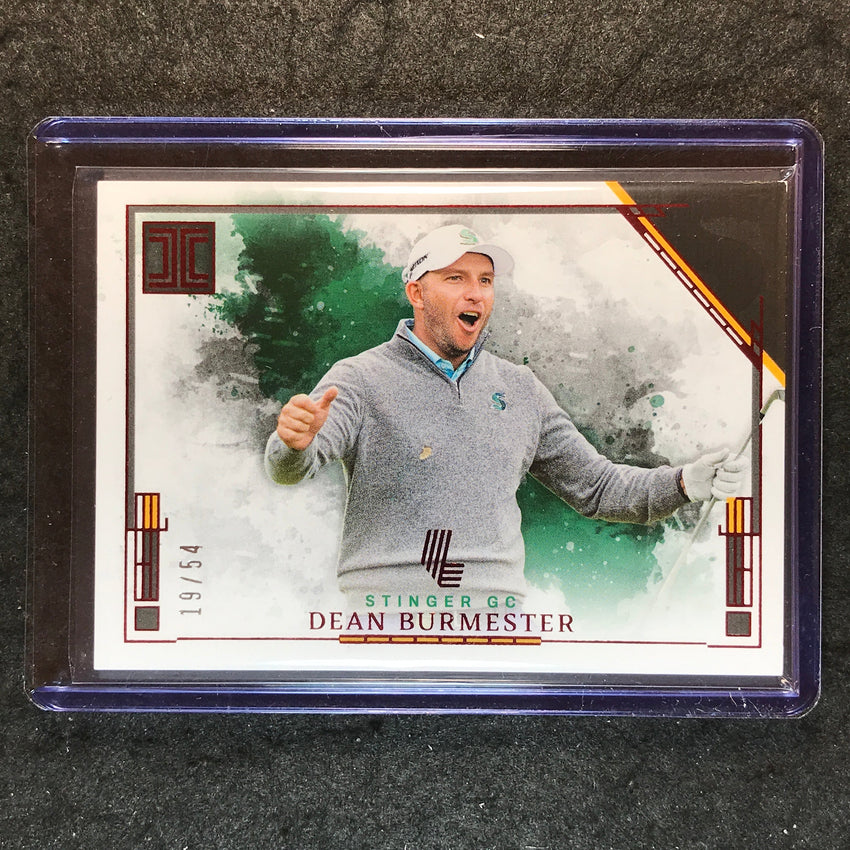 2025 Impeccable LIV Golf DEAN BURMESTER Base Photo Variation Red 19/54 #68