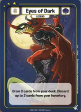 FOIL Eyes of Dark - DON-185 - R - Neopets TCG  Defenders of Neopia 1st Edition