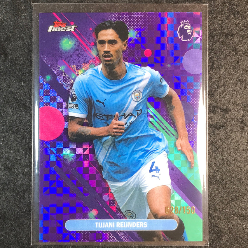 2026 Topps Finest Premier League TIJJANI REIJNDERS Purple Checker /150 #64