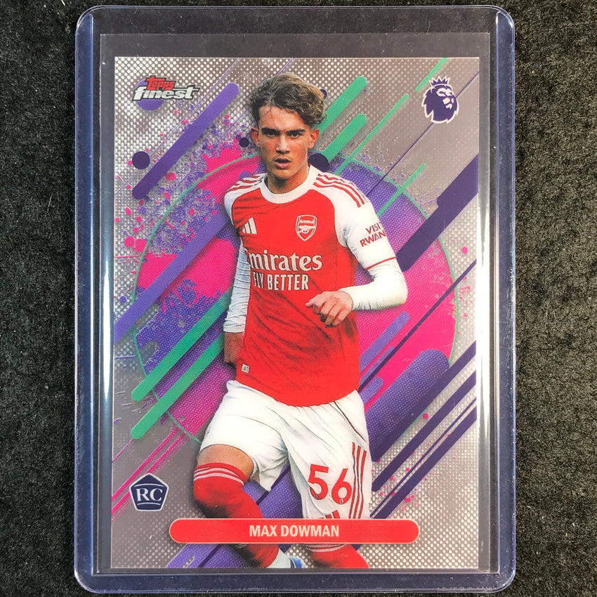 2026 Topps Finest Premier League MAX DOWMAN Rare Rookie Base #213