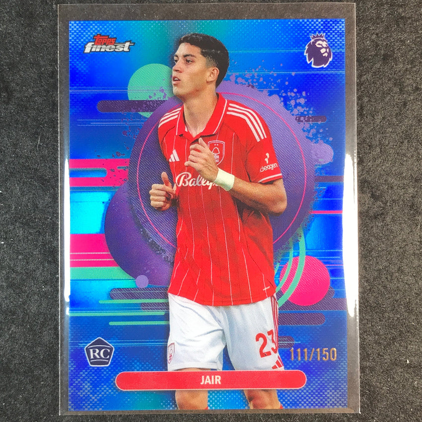 2026 Topps Finest Premier League JAIR Rookie Uncommon Blue /150 #121