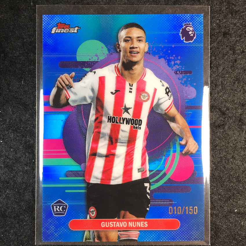 2026 Topps Finest Premier League GUSTAVO NUNES Rookie Uncommon Blue /150 #124