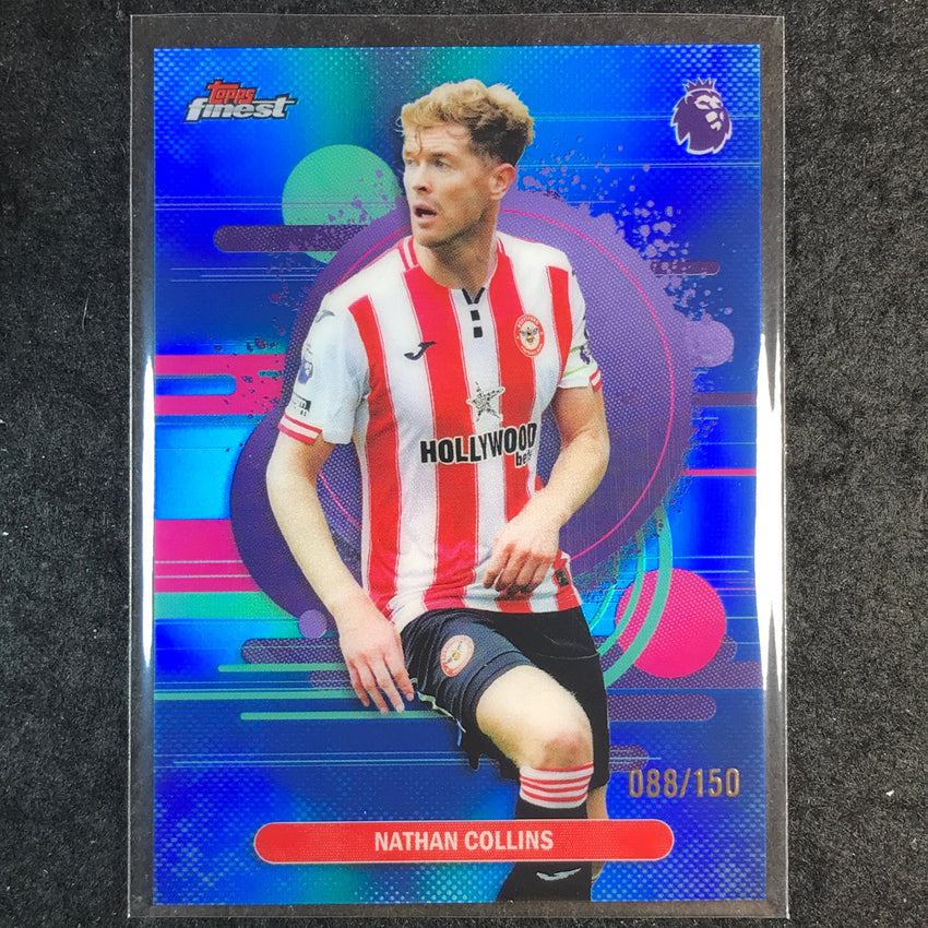 2026 Topps Finest Premier League NATHAN COLLINS Uncommon Blue /150 #125